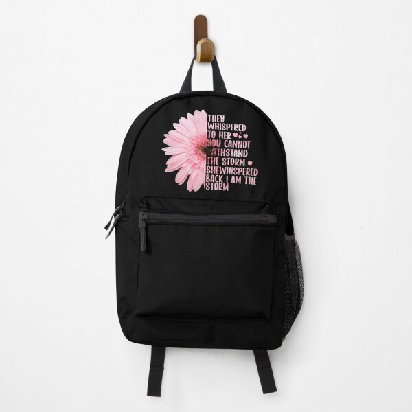 Item preview, They Whispered to Her You Cannot Withstand the Storm Pink Flower designed and sold by Art-of-amine.