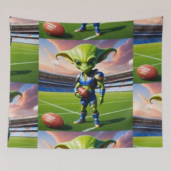 Item preview, Rugby Alien in the Stadium designed and sold by Marcicev-Bojan.