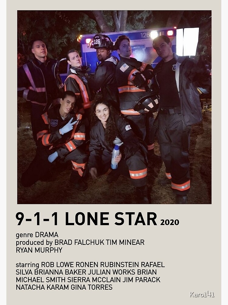 911 lone star poster Poster
