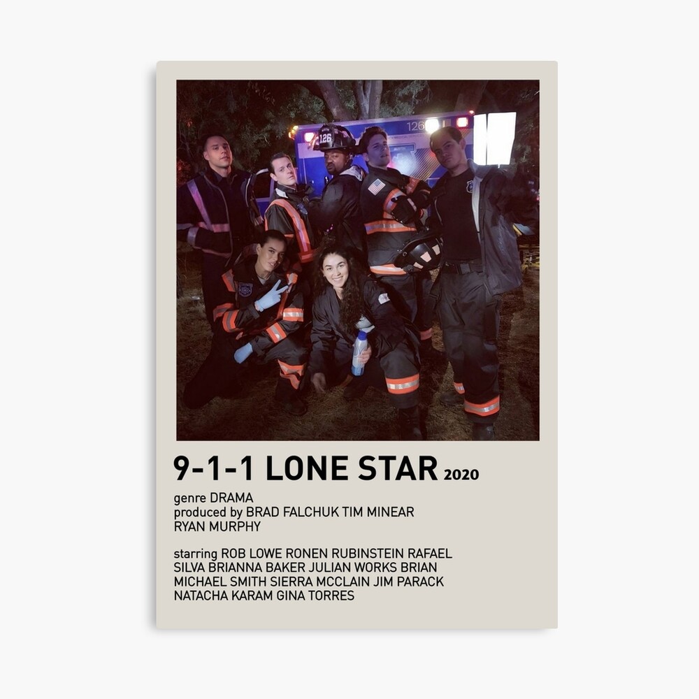 911 lone star poster Poster