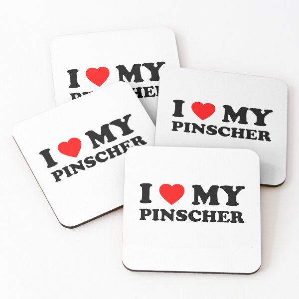 Item preview, I Love My Pinscher Style NY Heart Dog Gift designed and sold by Guarddogdrive.