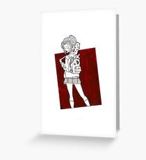 Buffy Summers Night Patroll Greeting Card