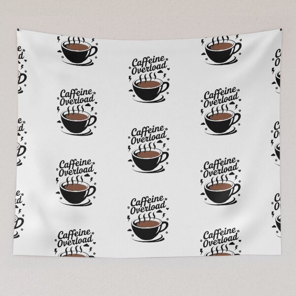 Item preview, Caffeine overload coffee time morning time designed and sold by Newhyperion.