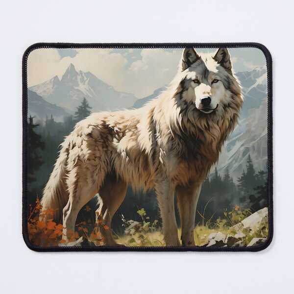 Item preview, Wilderness - Wolf In Mountains designed and sold by KootenayDesigns.