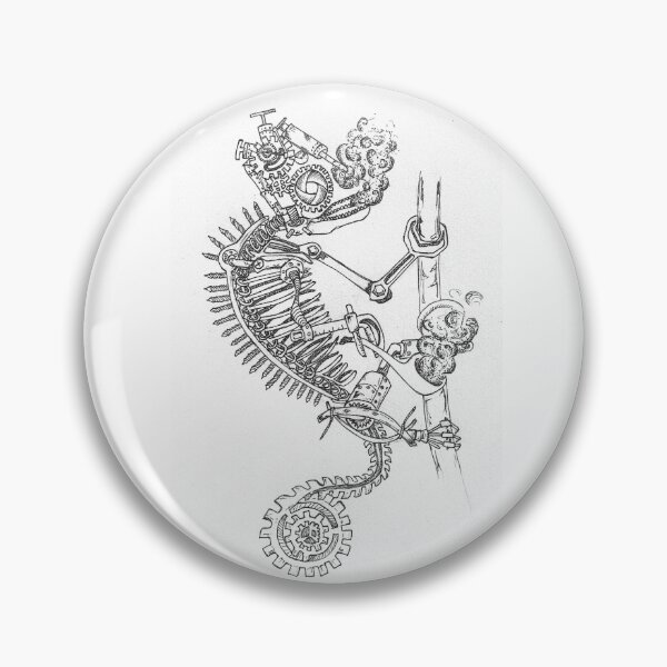 Item preview, Steampunk Chameleon designed and sold by murciel-ago.