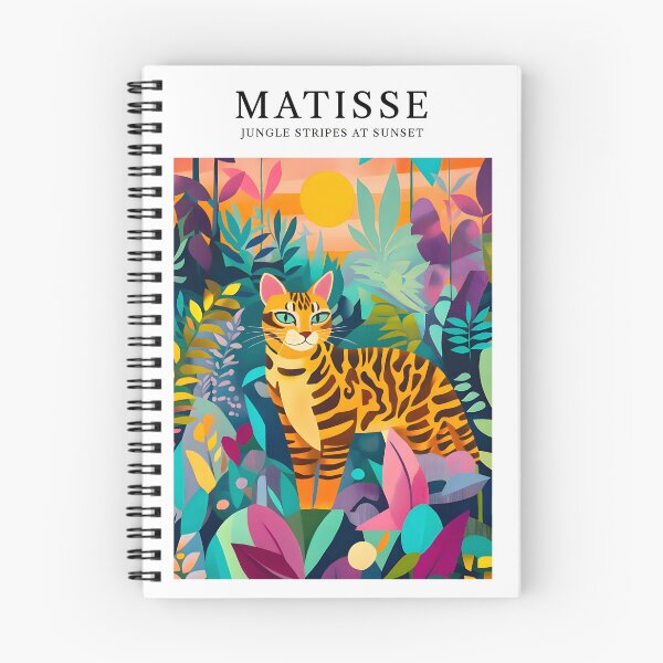Item preview, Matisse Inspired Poster: Jungle Stripes at Sunset designed and sold by NomadCanvas.