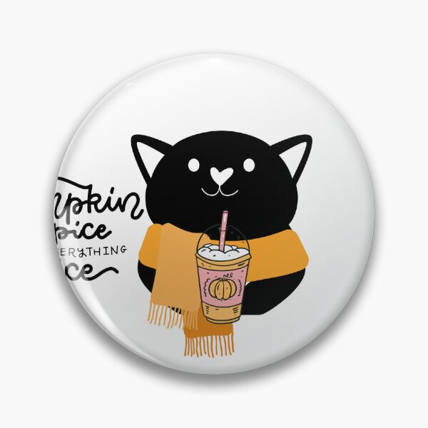 Item preview, pumpkin spice cat designed and sold by hrencso.