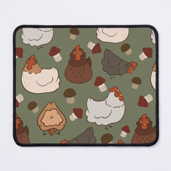 Item preview, Cottagecore Chicken and Mushrooms designed and sold by Milcat.