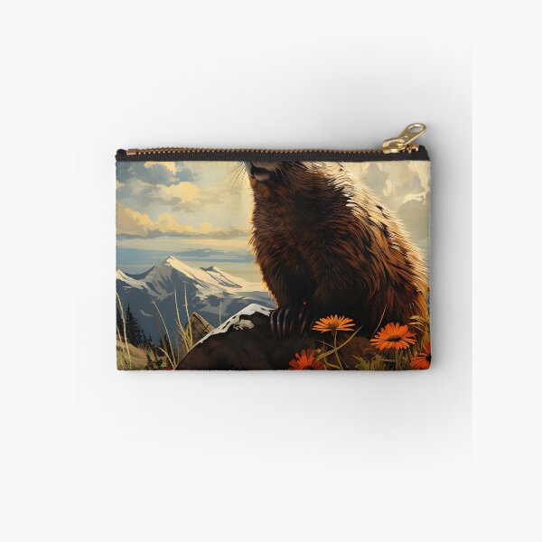Item preview, Wilderness - Yellow Bellied Marmot designed and sold by KootenayDesigns.