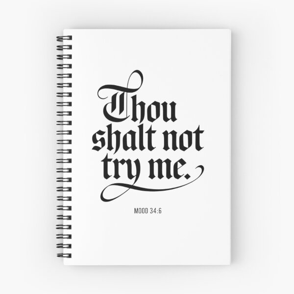 Item preview, Thou Shalt Not Try Me designed and sold by Robs Designs.