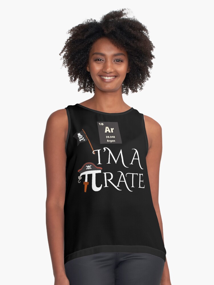 I'm A Pirate Women's Fitted V-Neck T-Shirt