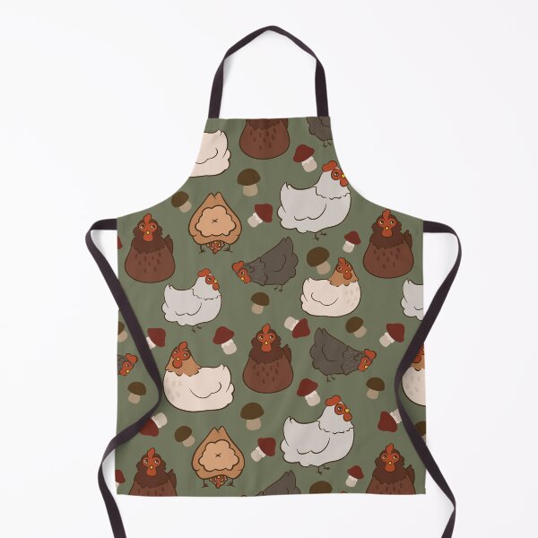 Item preview, Cottagecore Chicken and Mushrooms designed and sold by Milcat.