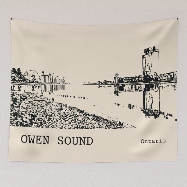 Item preview, Owen Sound Ontario designed and sold by Lakeric Cityscapes.