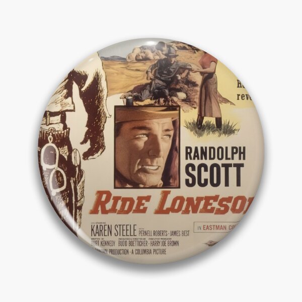 Item preview, Ride Lonesome Poster HD 2 designed and sold by Retr0Tshirts.