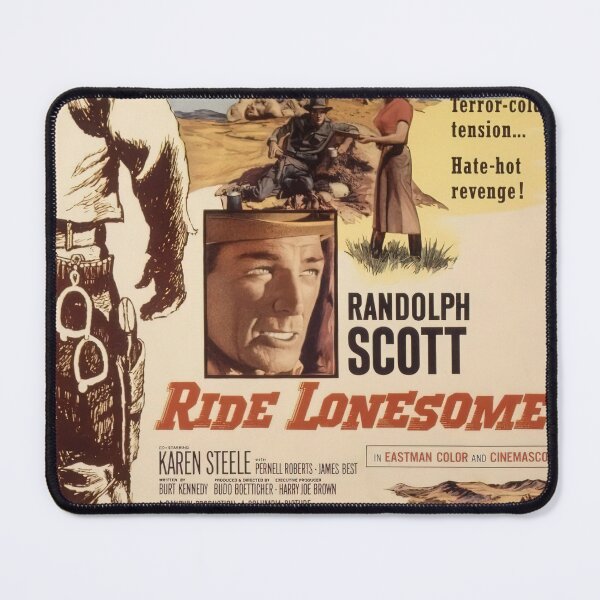 Item preview, Ride Lonesome Poster HD 2 designed and sold by Retr0Tshirts.