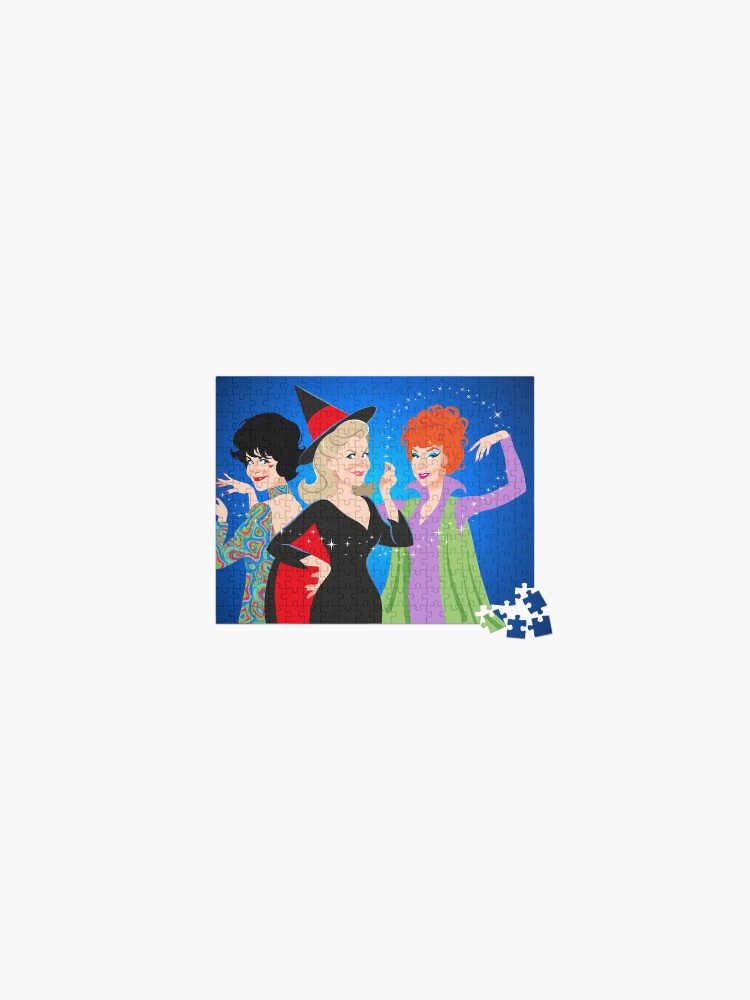 Thumbnail 1 of 2, Jigsaw Puzzle, Bewitched 60 Anniversary designed and sold by AleMogolloArt.