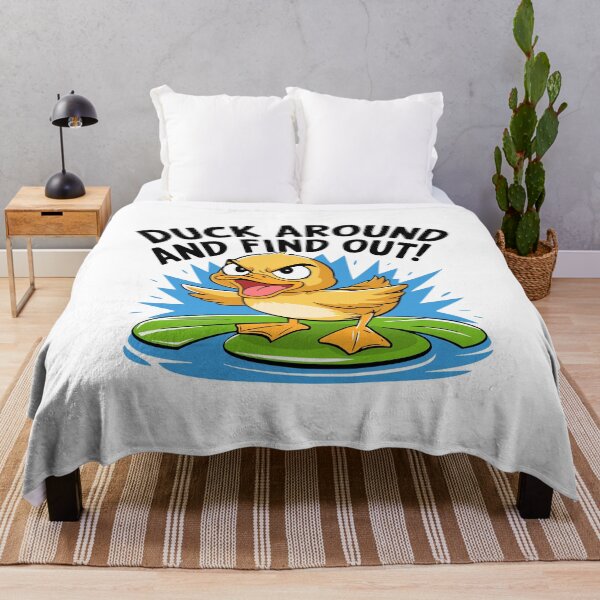 Item preview, Duck Around And Find Out! Angry Duck Pun designed and sold by PMCreative.
