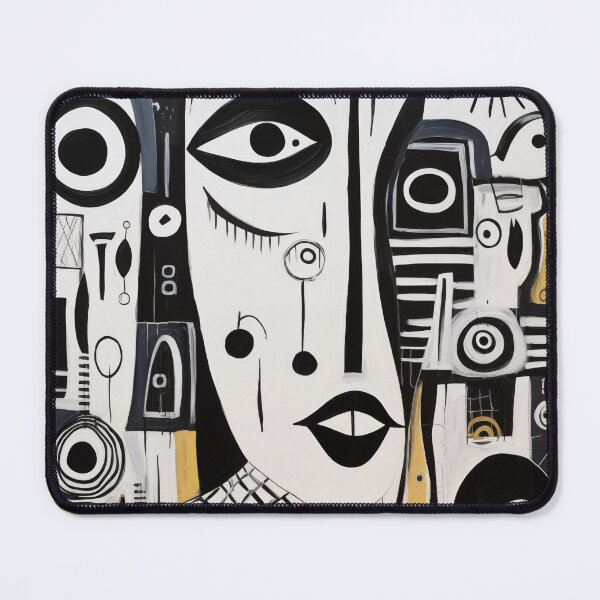Item preview, Cubism modern art portrait designed and sold by GiriaGallery.