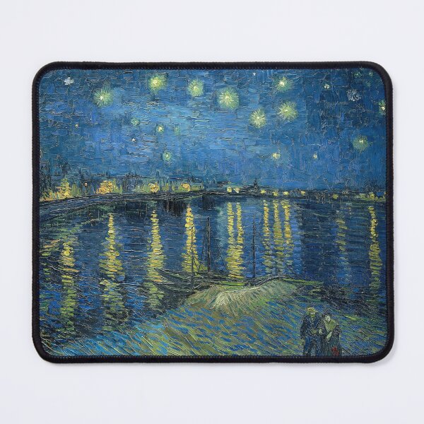 Item preview, Starry Night Vincent van Gogh painting Rhone Van Gogh print designed and sold by ArtUnova.