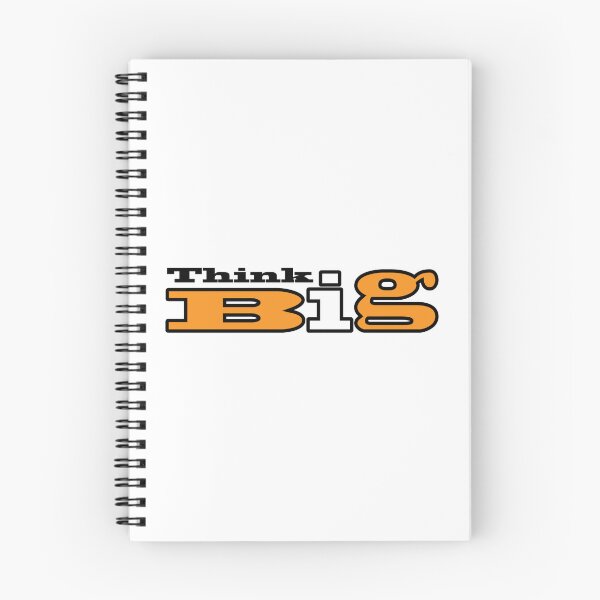 Item preview, Think Big Colorful Minimalist Typography t shirt, sticker, poster, banner designed and sold by JSWDESIGNS.