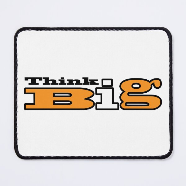 Item preview, Think Big Colorful Minimalist Typography t shirt, sticker, poster, banner designed and sold by JSWDESIGNS.