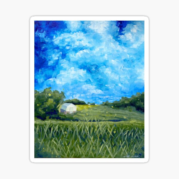 'Rolling Hills' Sticker