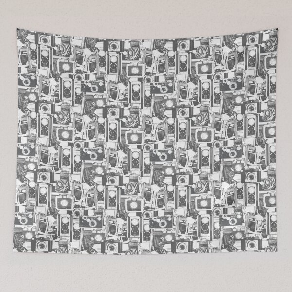 Item preview, Vintage Camera Pattern #1 designed and sold by Retro Art Factory.