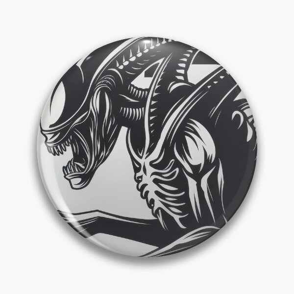Item preview, Minimalist Alien Xenomorph Poster designed and sold by DigitalDuskCo.