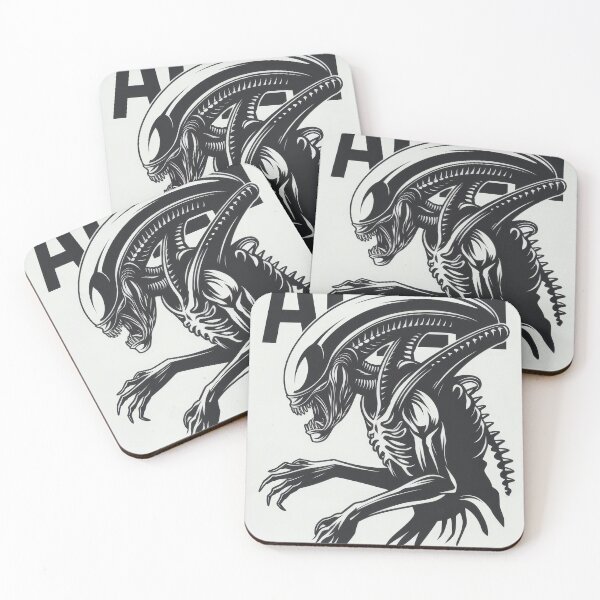 Item preview, Minimalist Alien Xenomorph Poster designed and sold by DigitalDuskCo.