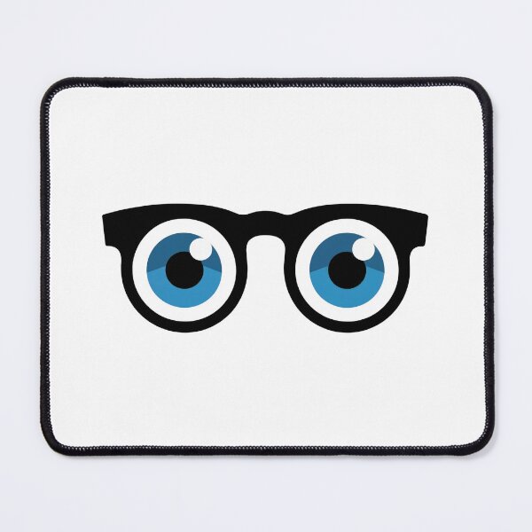 Item preview, Glasses eyes blue eyes watching you designed and sold by Newhyperion.