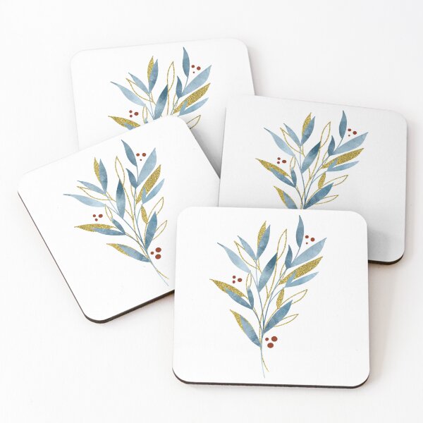 Item preview, Winter Christmas Golden Bouquet from Leaves designed and sold by PavlinaBFDesign.