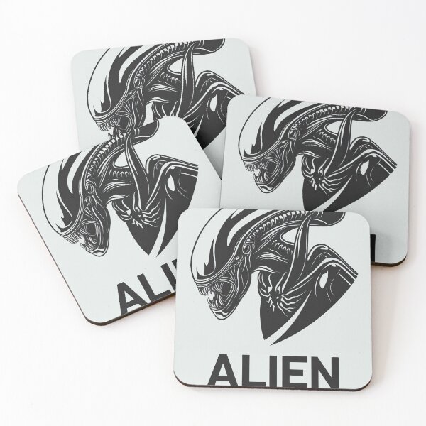 Item preview, Minimalist Alien Xenomorph Poster designed and sold by DigitalDuskCo.