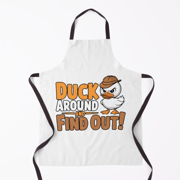 Item preview, Duck Around And Find Out! Cute Angry Duck Puns designed and sold by PMCreative.