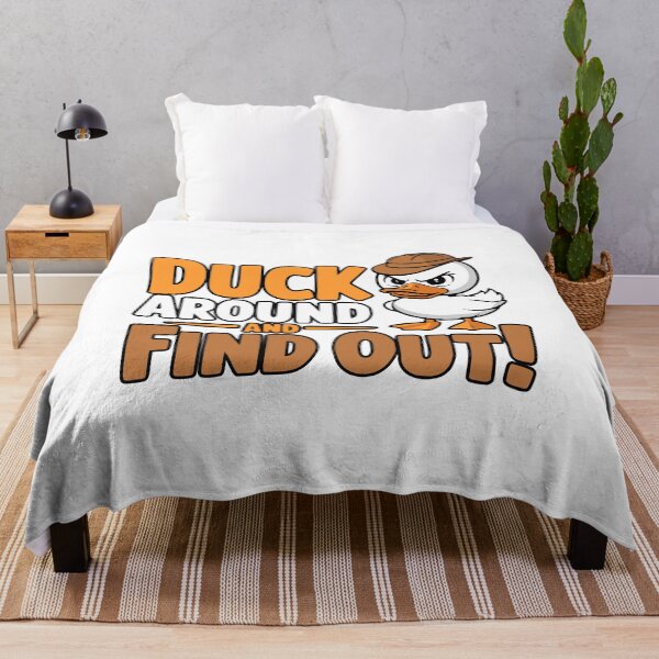 Item preview, Duck Around And Find Out! Cute Angry Duck Puns designed and sold by PMCreative.