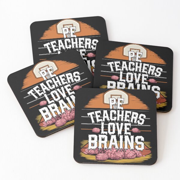 Item preview, PE Teachers Love Brains Funny Halloween Teacher Funny Outfit designed and sold by Kuki-shop.