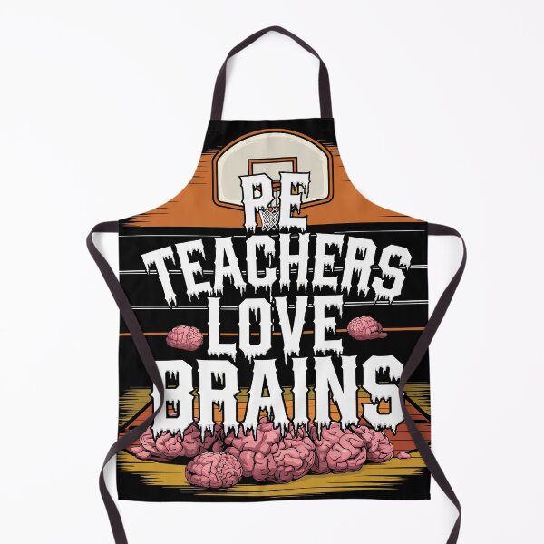 Item preview, PE Teachers Love Brains Funny Halloween Teacher Funny Outfit designed and sold by Kuki-shop.
