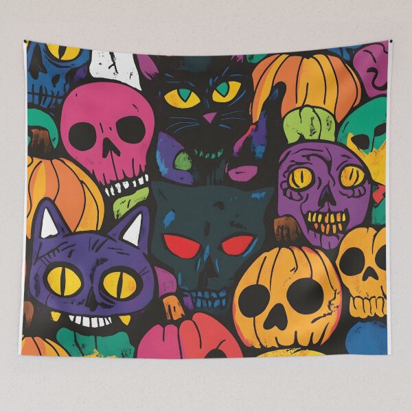 Item preview, Spooky Palette: Skulls, Pumpkins, and Cat designed and sold by Soul-Sparks.