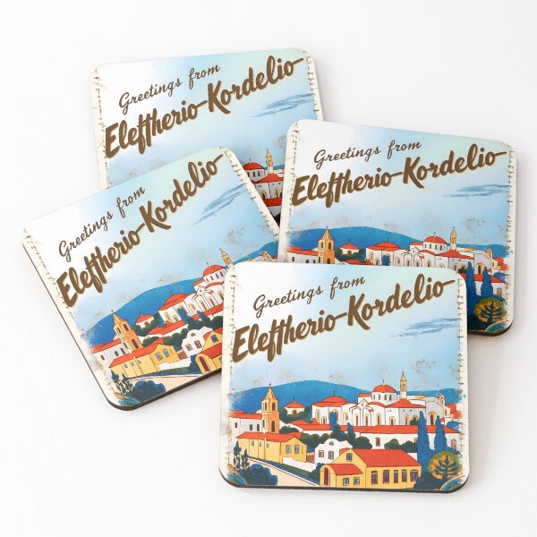 Item preview, Greetings from Eleftherio Kordelio Central Macedonia Greece Postcard Vintage Retro Travel Vintage designed and sold by TravelPostcardGems.