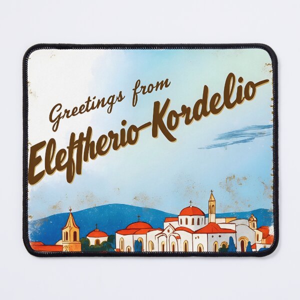Item preview, Greetings from Eleftherio Kordelio Central Macedonia Greece Postcard Vintage Retro Travel Vintage designed and sold by TravelPostcardGems.