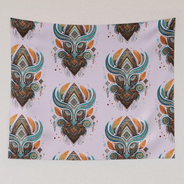 Item preview, Cute Nature Mask | Gods & Masks Collection | Smooth Lilac designed and sold by monkeybusiness.pt.
