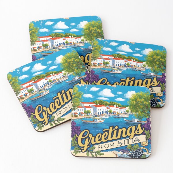 Item preview, Sitia Crete Greece Postcard Vintage Retro Travel Vintage designed and sold by TravelPostcardGems.