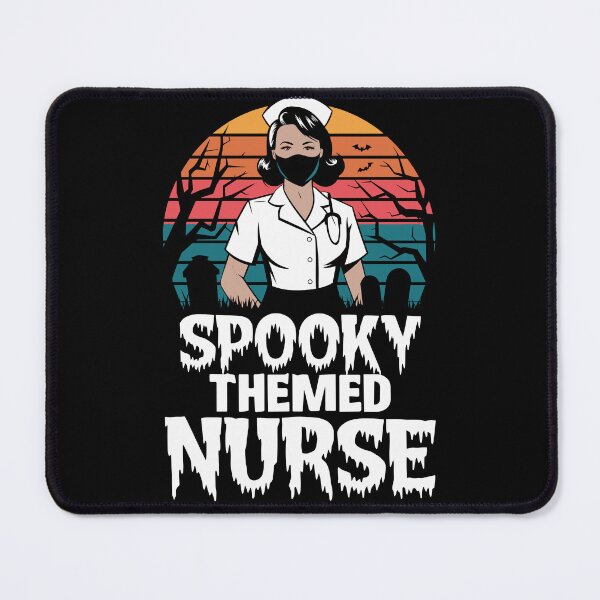 Item preview, Spooky Nurse Ghost Halloween Cute Groovy Nursing Halloween designed and sold by Kuki-shop.