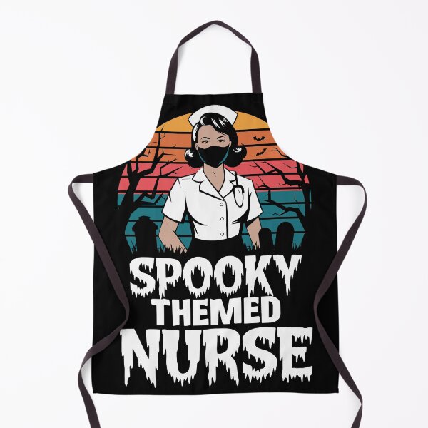 Item preview, Spooky Nurse Ghost Halloween Cute Groovy Nursing Halloween designed and sold by Kuki-shop.