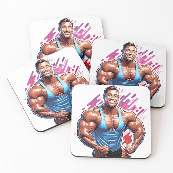 Item preview, New Series: Bodybuilder Sticker #52 designed and sold by ForeverPrintsOK.