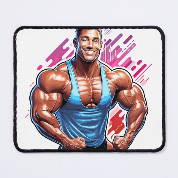 Item preview, New Series: Bodybuilder Sticker #52 designed and sold by ForeverPrintsOK.