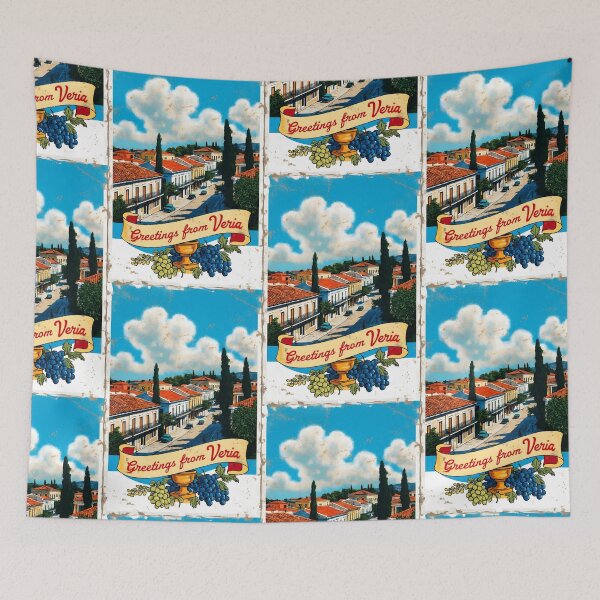 Item preview, Greetings from Veria Central Macedonia Greece Postcard Vintage Retro Travel Vintage designed and sold by TravelPostcardGems.