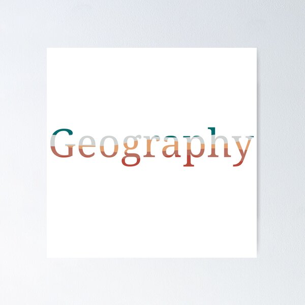 Item preview, Geography school subject sticker label  designed and sold by AmyJStickers.