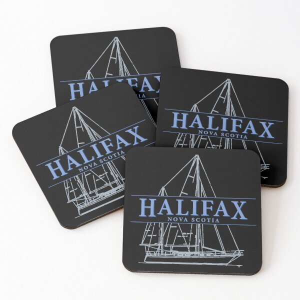 Item preview, Halifax Nova Scotia Vintage Sailboat Design designed and sold by Futurebeachbum.