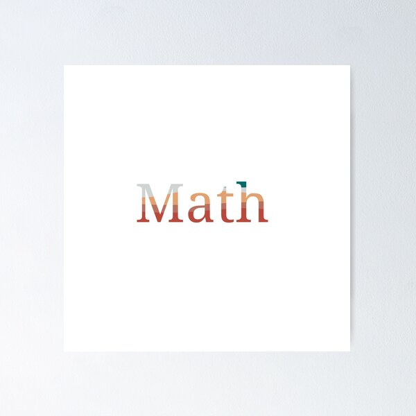 Item preview, Math school subject sticker label  designed and sold by AmyJStickers.