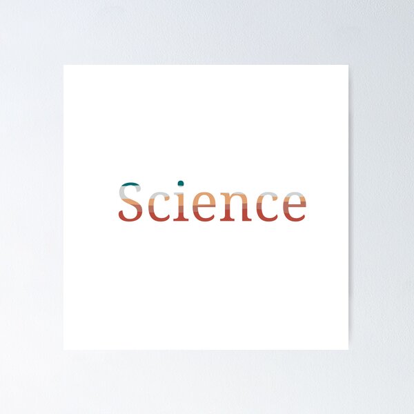 Item preview, Science school subject sticker label  designed and sold by AmyJStickers.